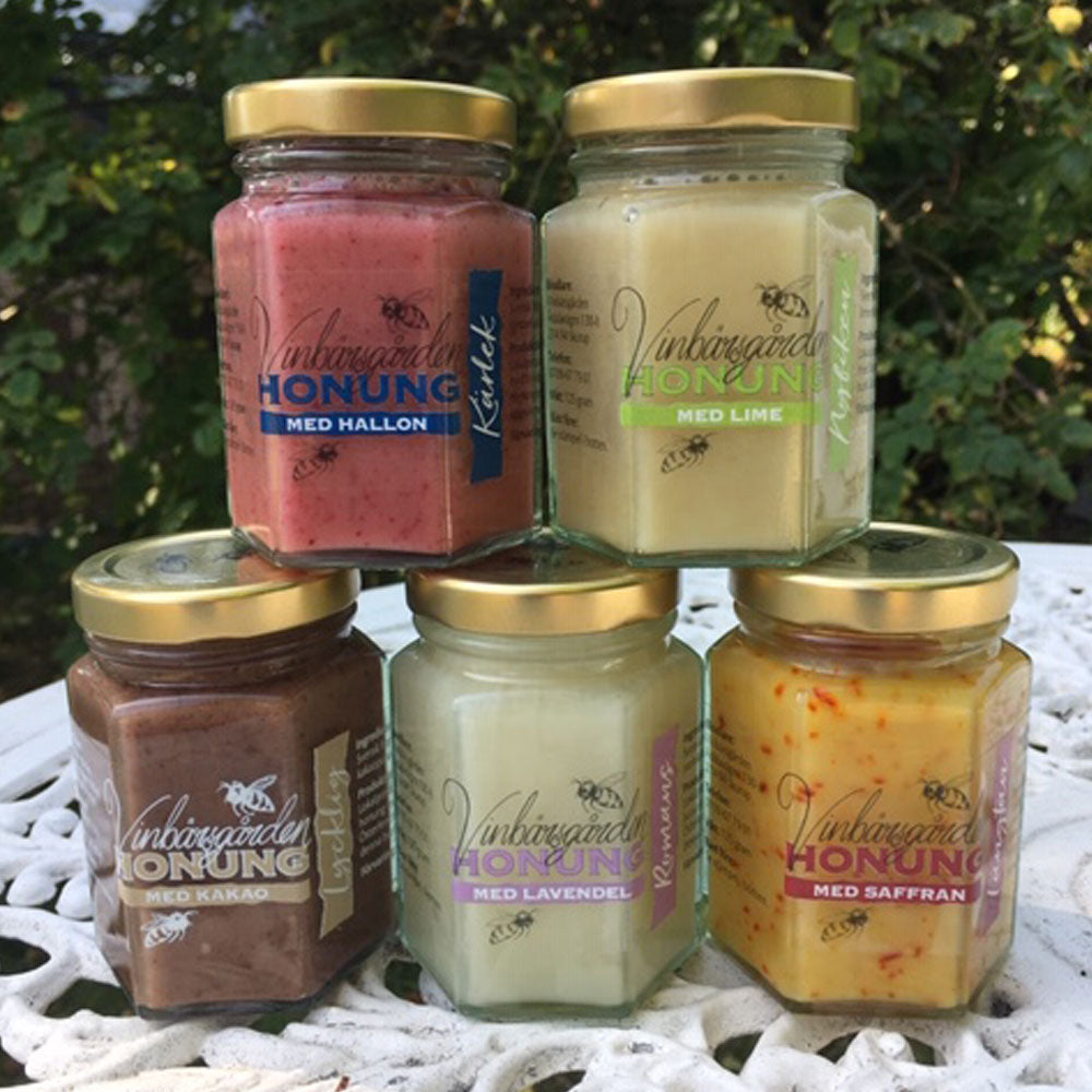 Smaksatt honung
