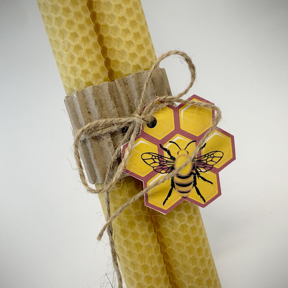 Bivaxljus (Kronljus) 34cm/24cm