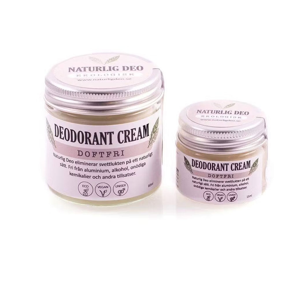 Naturlig Deo Cream, Doftfri