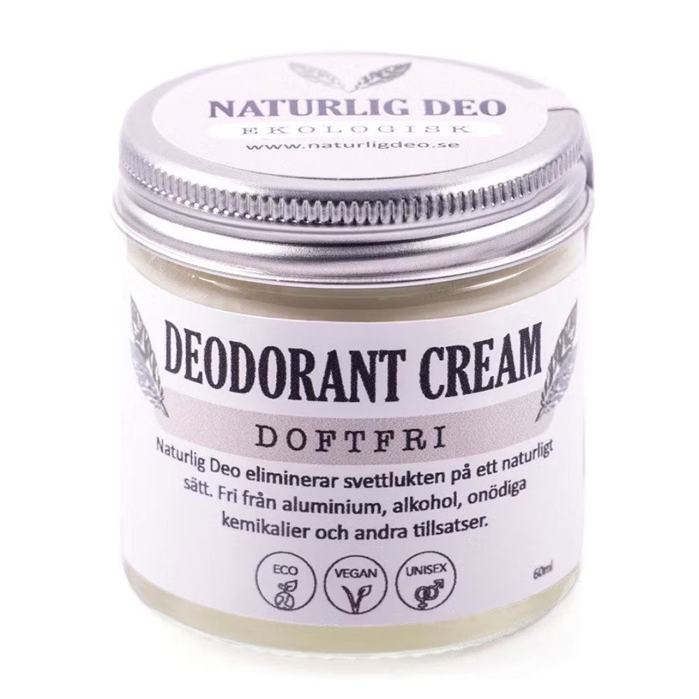 Naturlig Deo Cream, Doftfri