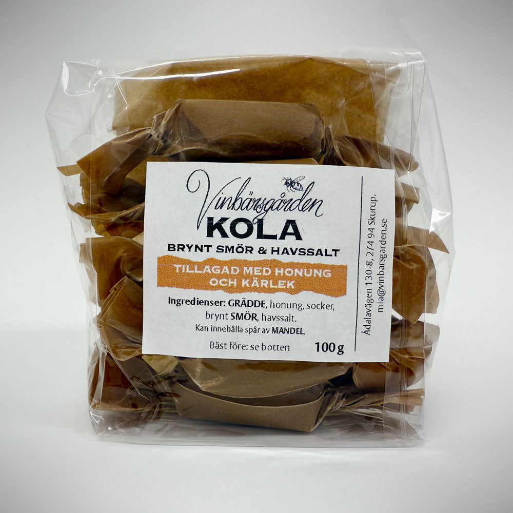Kola - Honung, brynt smör och havssalt 100g