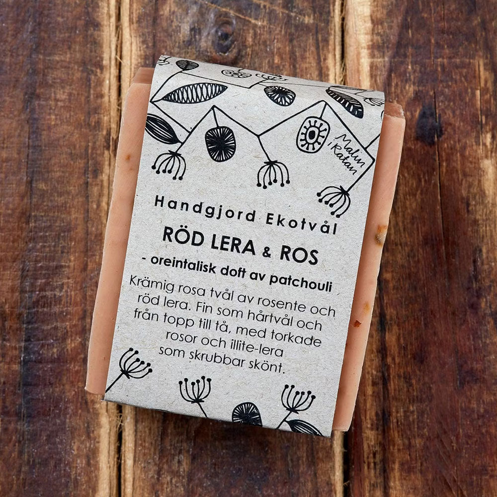 Röd lera & Ros, Ekotvål - Malin i Ratan