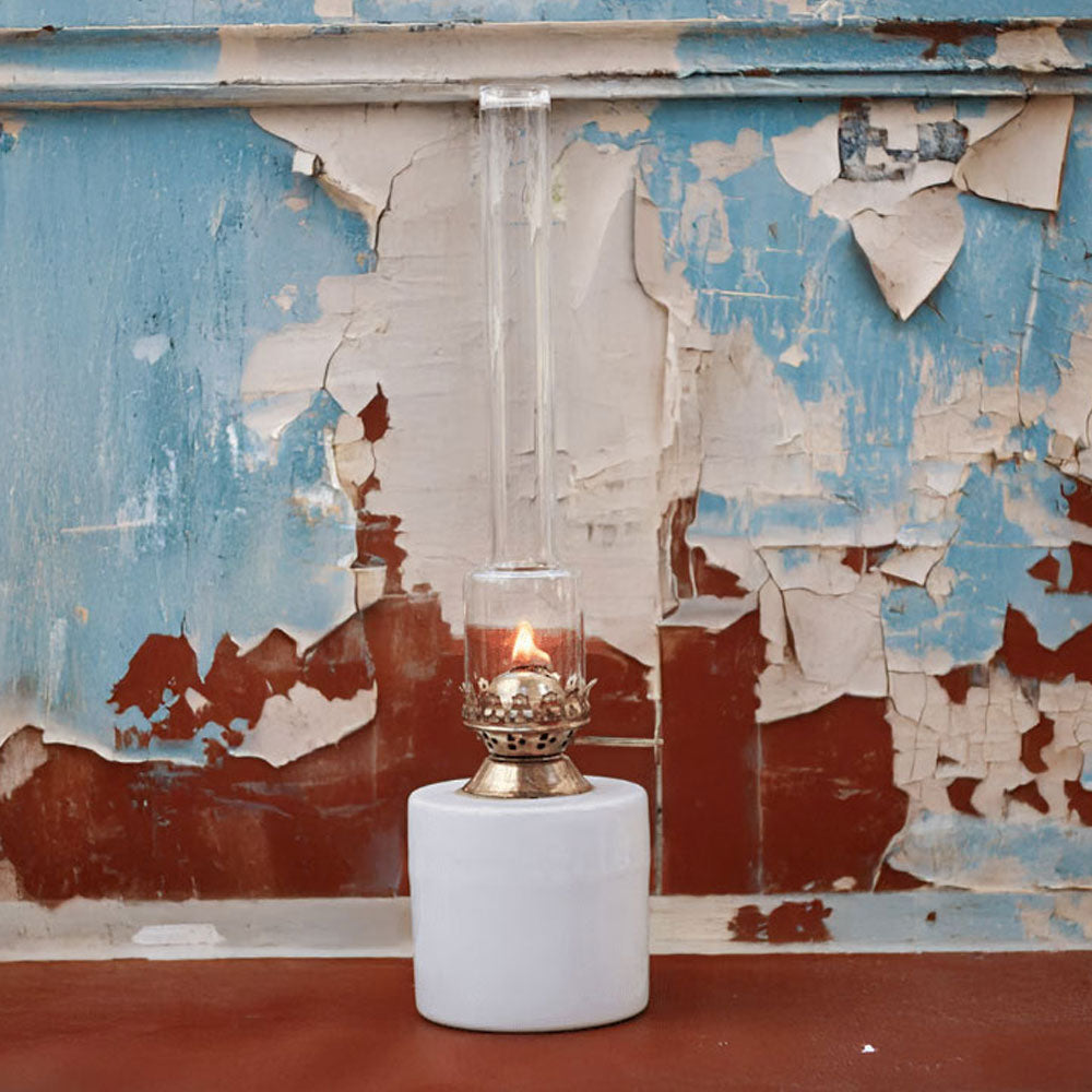 Fotogenlampa Vit - Strömshaga